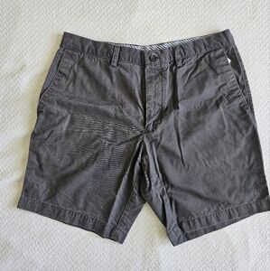 Banana Republic Striped Gray and White Shorts